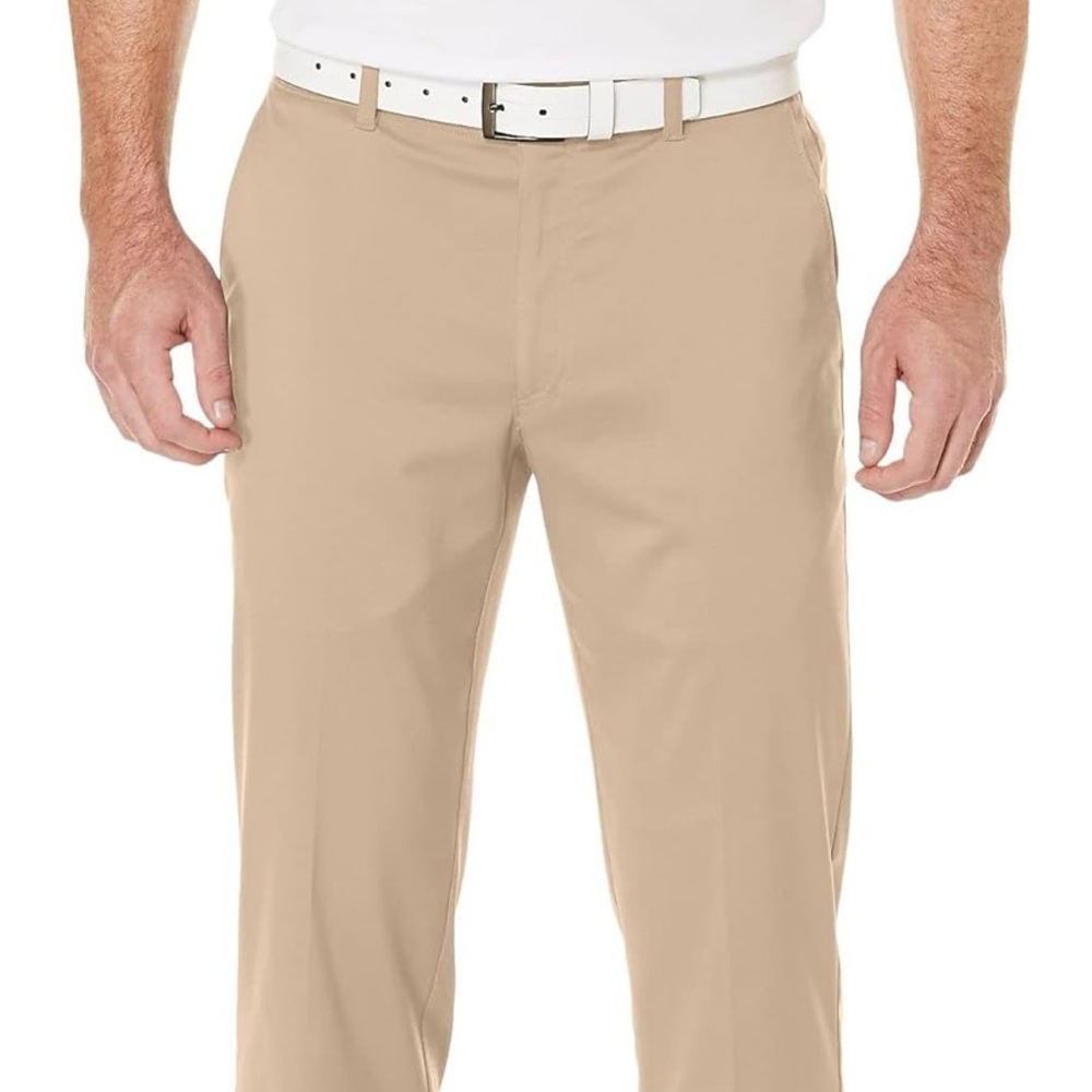 PGA TOUR Men's Flat Front Active Waistband Golf Pant